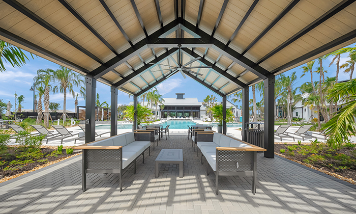 Pool pavilion