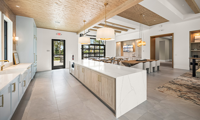 Social hall kitchen 2