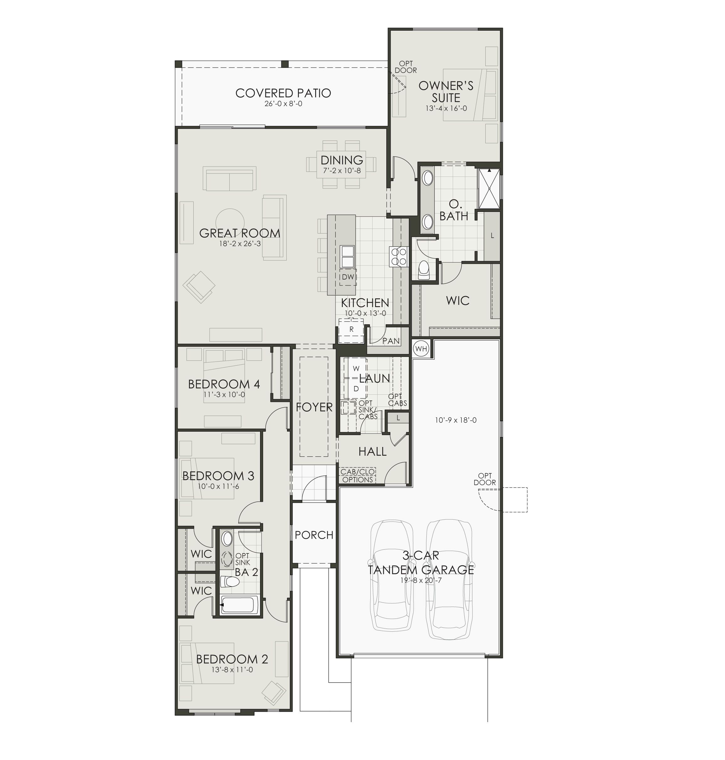 Floor plan diagram of the home