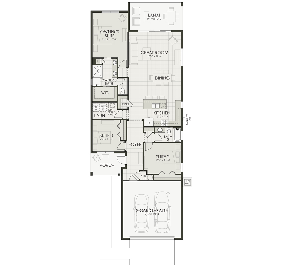 Floor plan diagram of the home