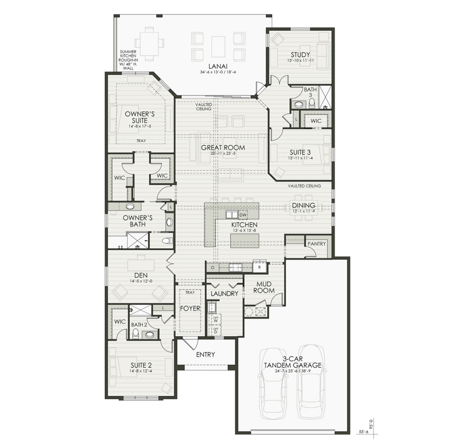Floor plan diagram of the home