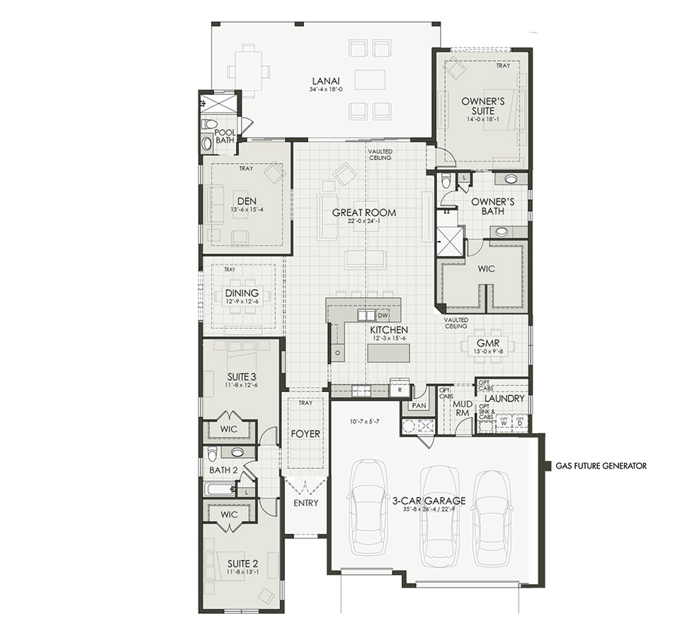 Floor plan diagram of the home