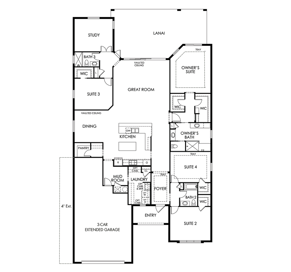 Floor plan diagram of the home