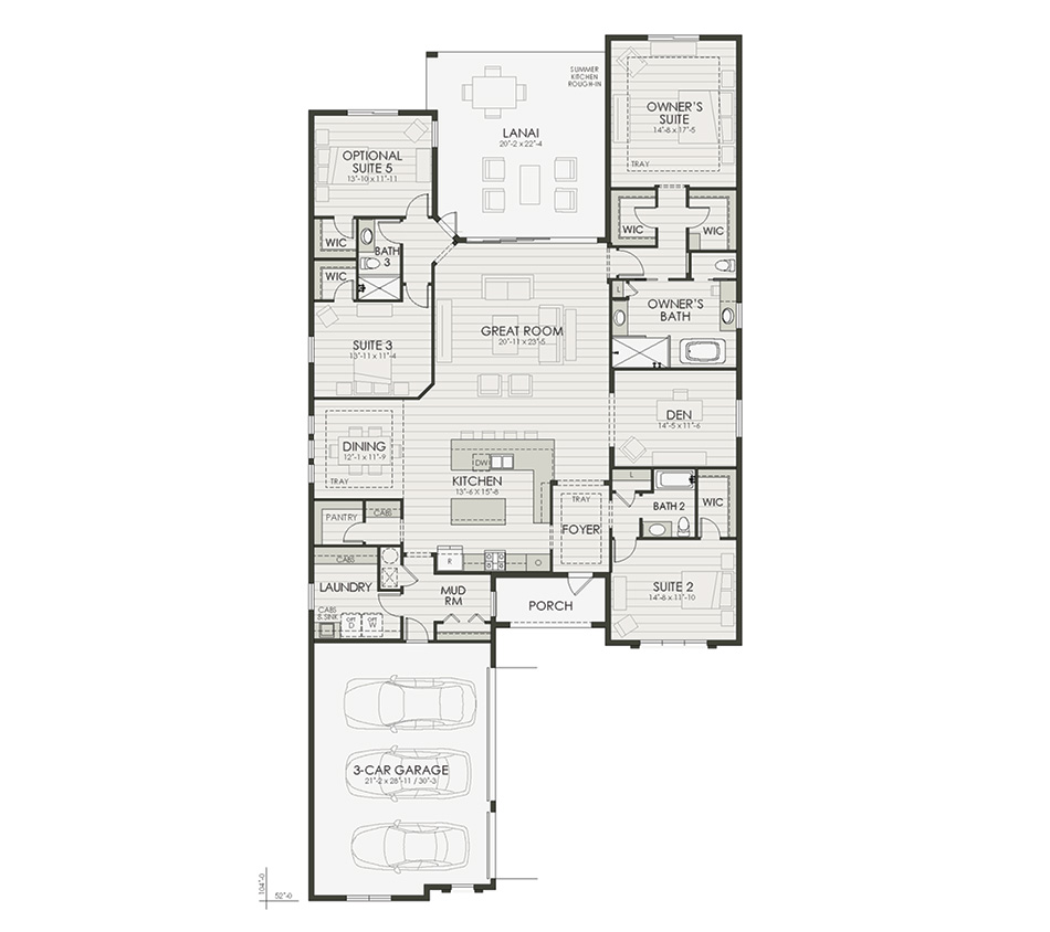 Floor plan diagram of the home
