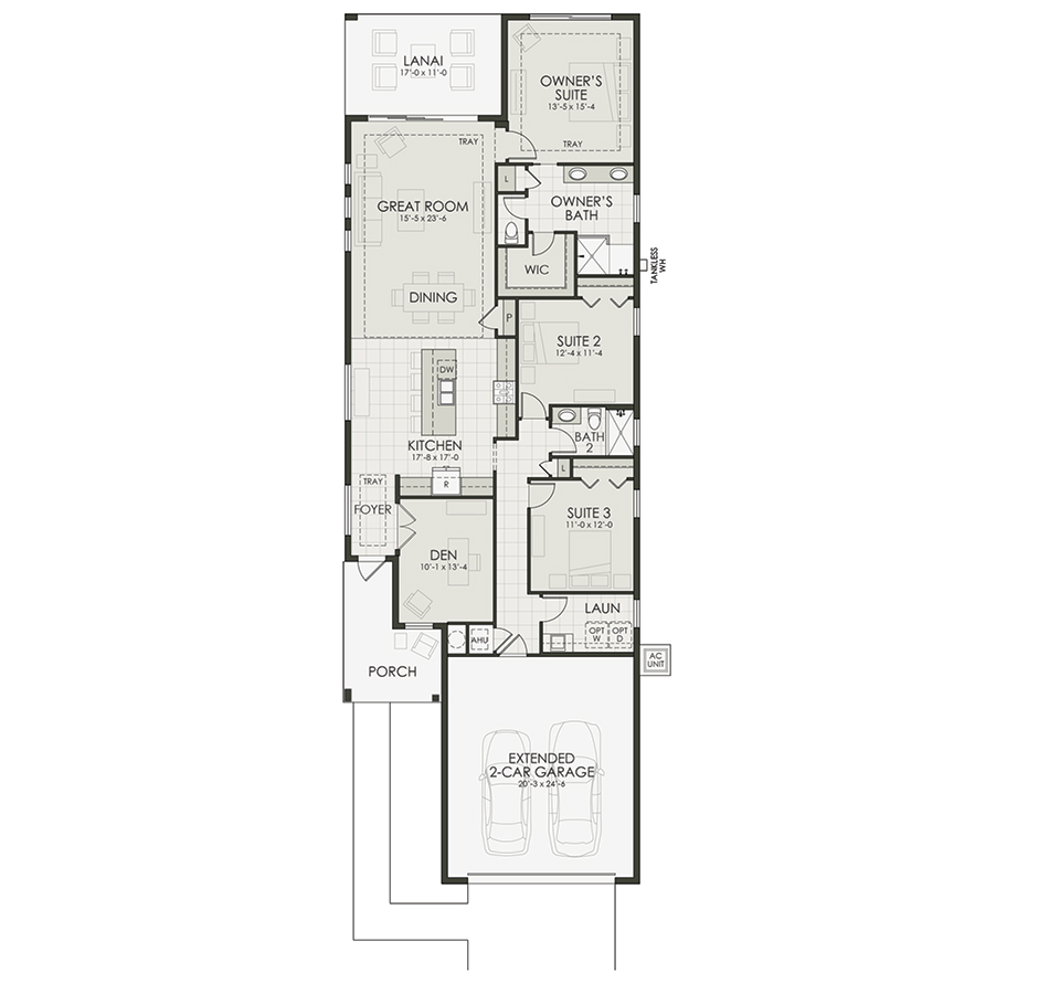 Floor plan diagram of the home
