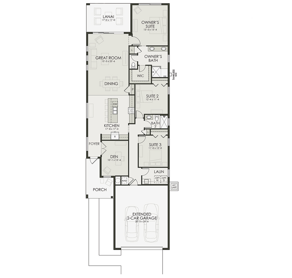 Floor plan diagram of the home