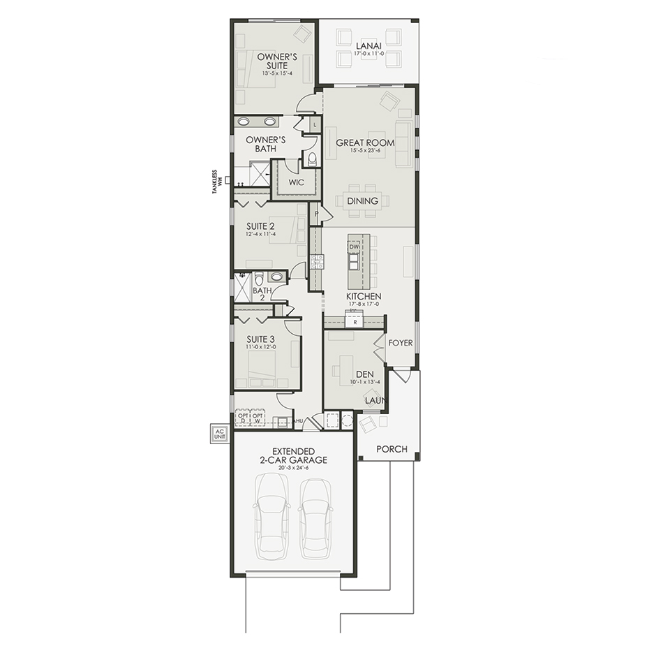 Floor plan diagram of the home