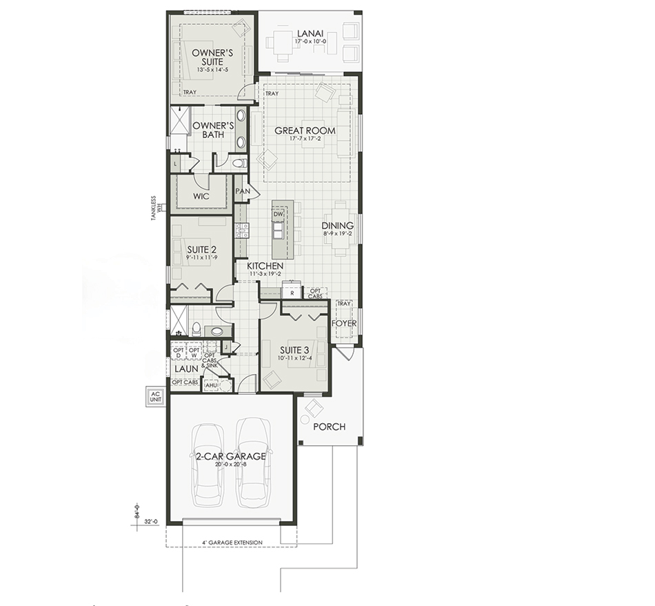 Floor plan diagram of the home