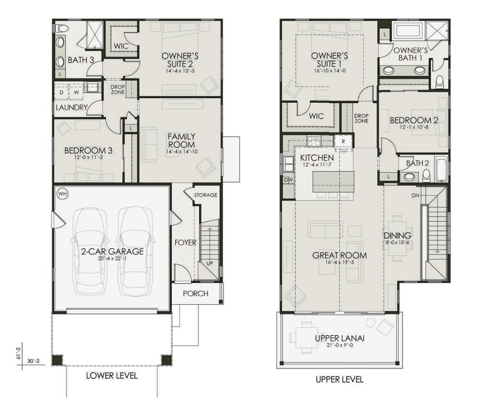 Floor plan diagram of the home