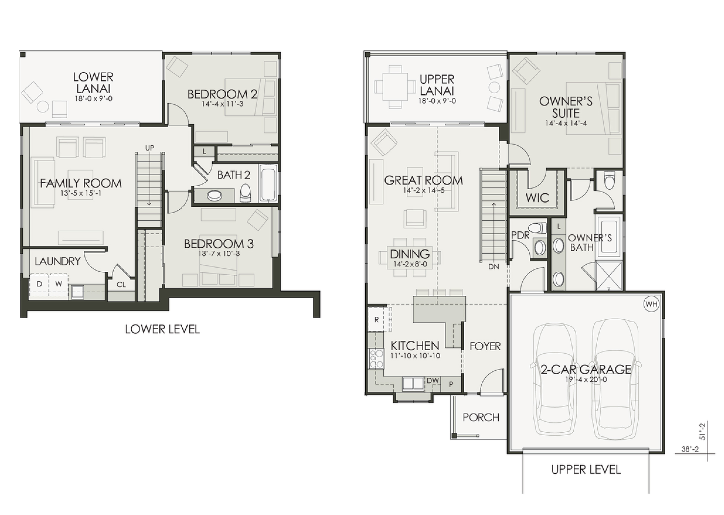 Floor plan diagram of the home