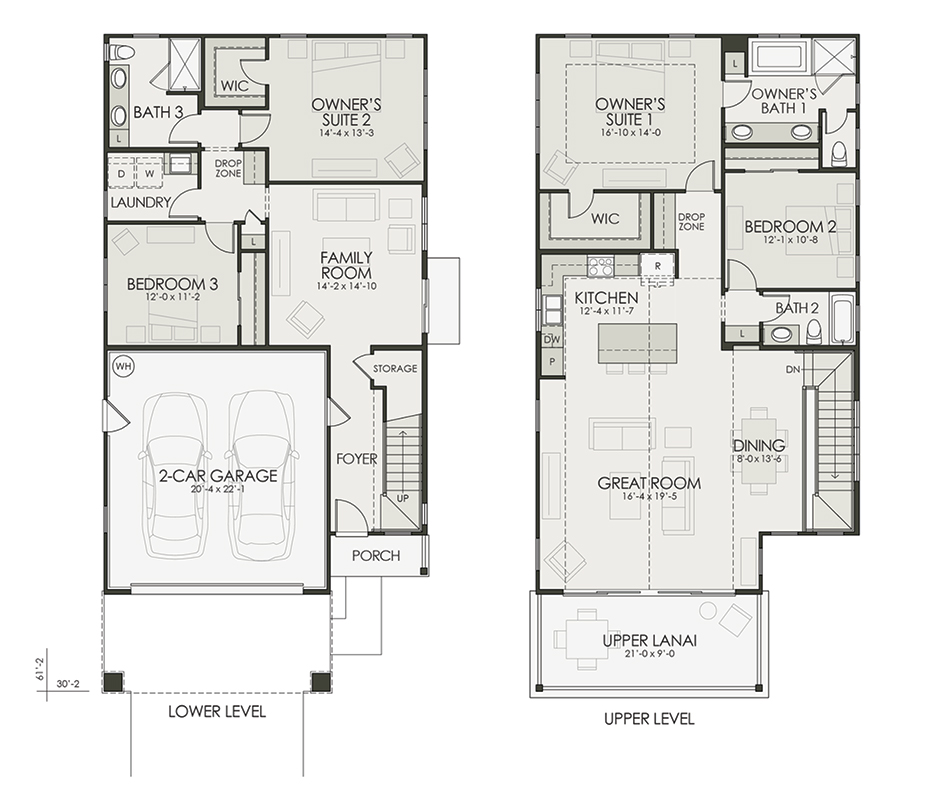 Floor plan diagram of the home
